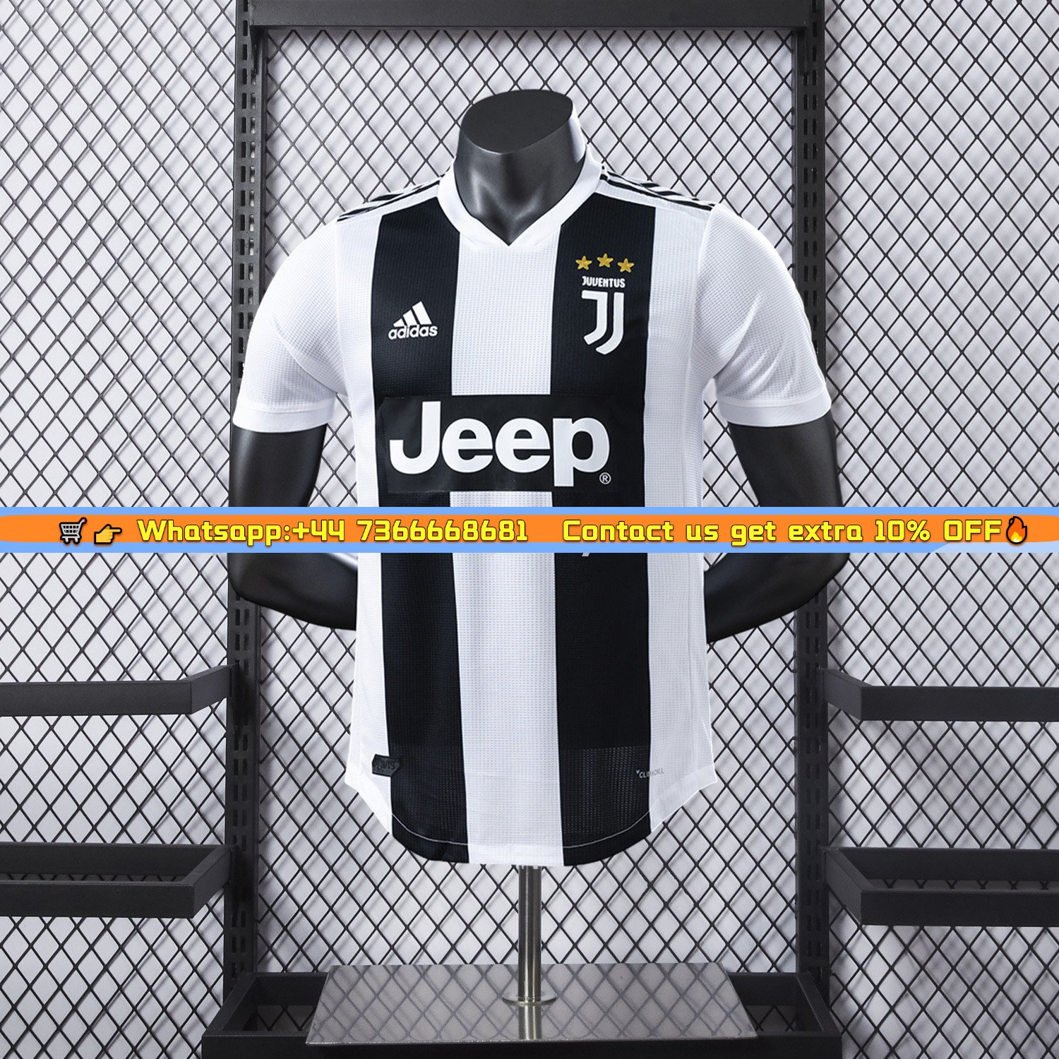 Retro Juventus 2018-19 Home Jersey - Player Version