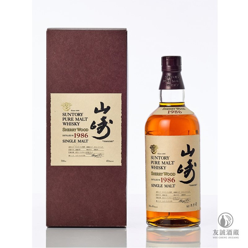 Yamazaki山崎 三得利金花1986 雪莉桶日本威士忌 友誠酒藏