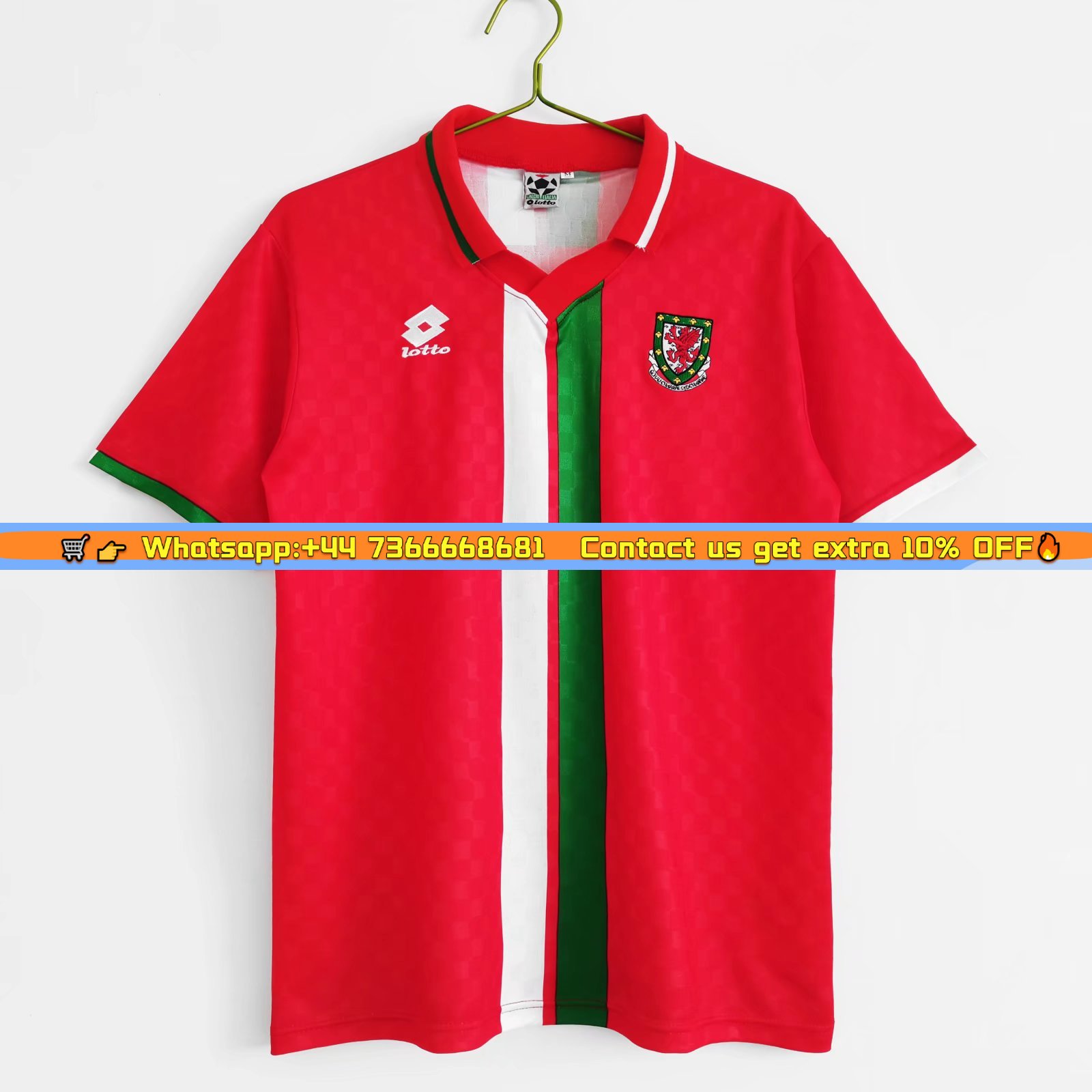Retro Wales 1996 Home Stadium Jersey