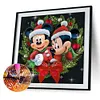 Xmas Mouse Wreath-Full Round Diamond Painting 30*30cm