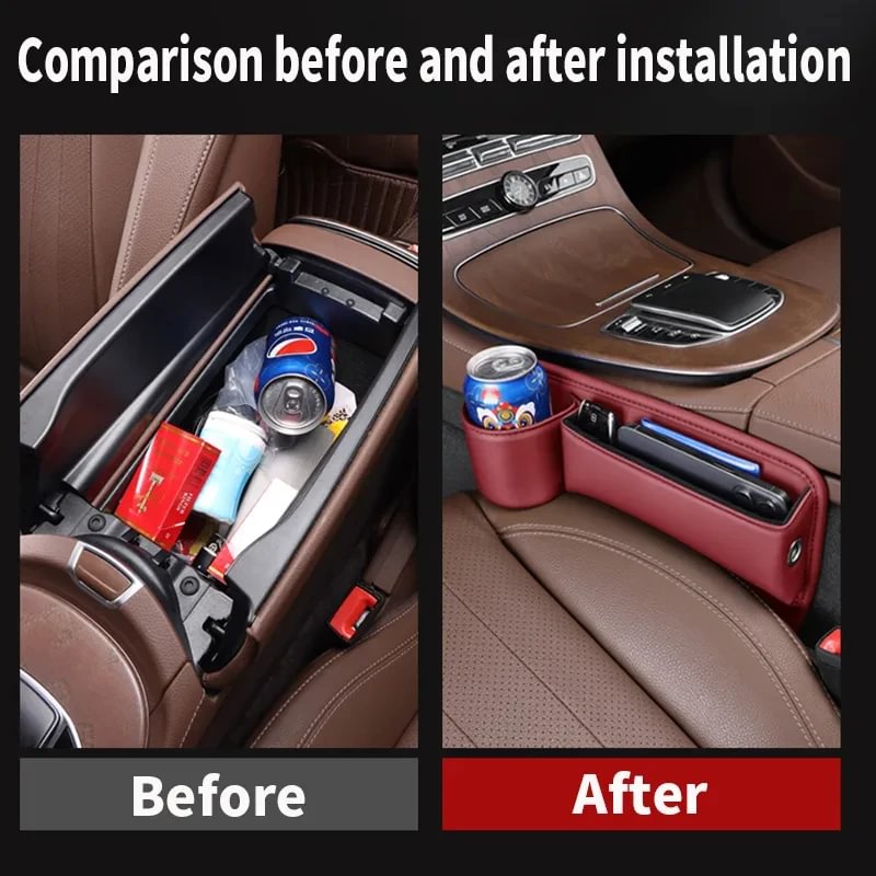 🔥HOT SALE 50% OFF 💖Car leather cup holder gap bag