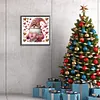 >SALE<5D DIY Partial Special Shaped Drill Diamond Painting Heart Gnome Decor 30x30cm