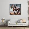 Indian Horse-11CT Stamped Cross Stitch 40*40cm