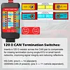 WOYO CTB007 PRO OBD2 Break Out Box, Digital 16 PIN LCD Vrms Data, 9V-32V Automotive Diagnostic Tool, ECU Testing Tool