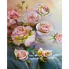 >SALE<Full Embroidery Eco-cotton Thread 11CT Printed Rose Cross Stitch Kit (ACC-871)