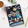 (US Local)50-Page A5 Hamster Diamond Painting Notebook for Adult Holiday Birthday Gift