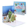 (US Local)6PCS DIY Diamond Art Greeting Cards Xmas Designs for Festivals and Celebrations