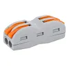 Push-type SPL2 two-in and two-out wire speed connector terminal