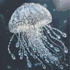 Diamond Painting -DIY Round Drill Jellyfish(40x40cm)