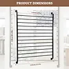[US Local Warehouse] 13 Rolls Vinyl Roll Holder with Adjustable Hanging Rod for Wallpaper Window Film