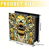 (US Local)Bee 5D DIY Diamond Painting Money Box Piggy Bank Desktop Diamond Art Decor Kit