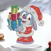 >SALE<Special Shape Diamond Art Table Decor for Home Office Table Decor (Xmas Bunny#2)