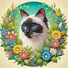 Diamond Painting-DIY Crystal Rhinestone Cat