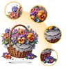 (US Local)Flower Double Sided Effect Table Top Diamond Painting Desktop Ornaments Kit(Phalaenopsis)