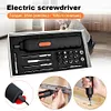 Electric Screwdriver Set LED Light Automatic Screwdriver for Furniture Gaming PC