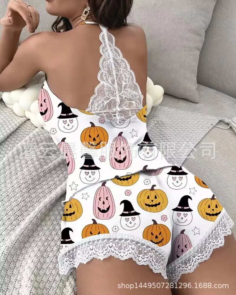 Churchf Homewear Four Seasons New Casual Pajamas Women's Milk Wire Fabric Vest Sleeveless Shorts Set
