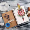 6PCS Diamond Art  Pendant Special Shape Dagger Bookmarks Kit