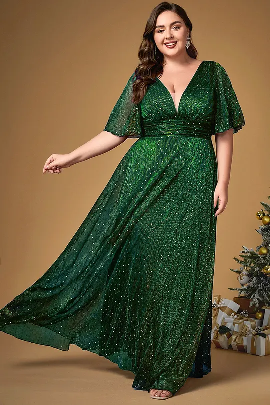 sachin and babi light blue dress Plus Size Sparkly Sequin Dresses