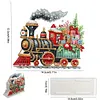 Acrylic Double Sided Christmas 5D DIY Diamond Art Paper Towel Storage Rack Napkin Holder Kit