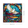 Flying Pigeon Glass Painting-Paint by Numbers Acrylic Painting 40*40CM