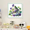 Bird Teacup-14CT Counted Cross Stitch Kit(40x40cm)