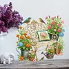 (US Local)Acrylic Special Shaped Garden Lounge Chair Table Top Diamond Painting Ornament