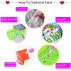 6pcs/set Wooden Diamond Painting Coaster Set