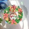 DIY Diamond Painting Garland Snowman Rhinestone Hanging Wreath Set 