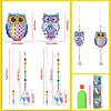 2pcs Crystal Light Catcher Diamond Painting Owl Suncatcher Hanging Kits