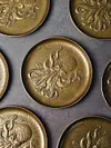 Cthulhu Brass Tray, Decorative Round Tray, Vintage Brass Tray, Storage Tray