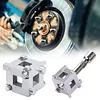 Car Rear Disc Brake Piston Caliper Wind Back Cube Tool 3/8 in Square Drive Tool