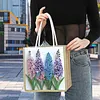 Diamond Painting Hyacinth Bouquet Tote Bag Handbag