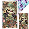 >SALE<5D DIY Full Round Drill Diamond Painting Toucan Kit Home Decor Art Craft 50x85cm