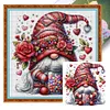 Rose Gnome - 11CT Stamped Cross Stitch - 45*45cm