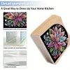 Acrylic Flowers Diamond Painting Napkin Rack Diamond Art Paper Towel Holder