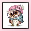 Owl - 18CT Stamped Cross Stitch 20*20cm/7.87*7.87in