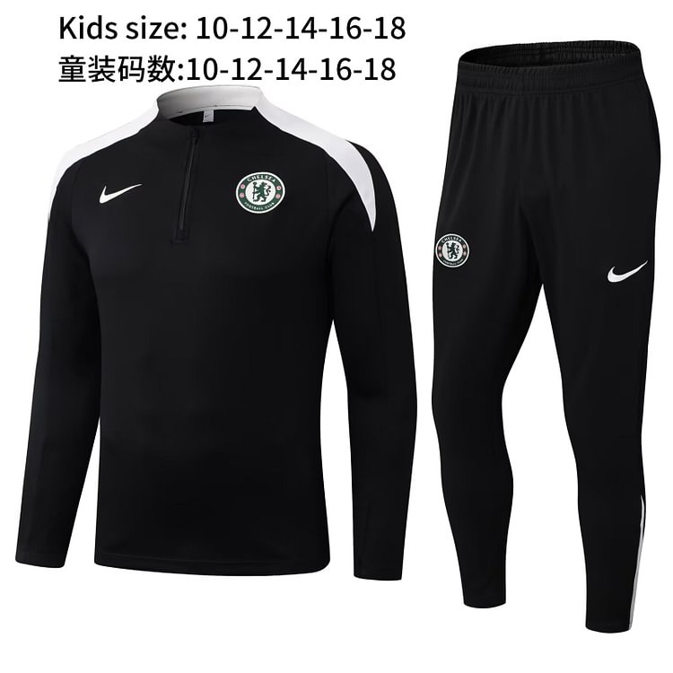 2025-26 Chelsea Black Jersey Set - Children's Version