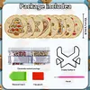 8PCS Wooden Diamond Painting Coasters Kits for Adults Kids (Gingerbread Man)