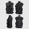 Nylon Molle Vest Adjustable Combat Body Armor Vests Multi-Pocket Hunting Vest
