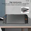 For Switch 2 Detachable Transparent Shell w/ Screen Protector & Thumb Grip Caps