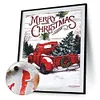 Christmas Car-Paint by Numbers Acrylic Painting 40*50cm