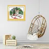 >SALE<Christmas Cat Ecological 14CT Stamp Cotton Thread Cross Stitch Kits (D867)