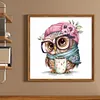Owl - 18CT Stamped Cross Stitch 20*20cm/7.87*7.87in