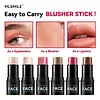 Cream Contour Sticks,Shades with Highlighter & Bronzer & Blush, Non-greasy and Water-resistant Face Contouring Pen