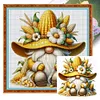 (Multi Style)[Multi-Style]Vegetable Gnome-Full Embroidery 3 Strands 11CT Stamped Cross Stitch-45*45CM