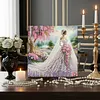 (Pre-Framed)Wedding Dress-Special Shape Diamond Painting Kit(25x25cm)