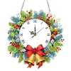 DIY Christmas Acrylic Diamond Painting Clock Pendant Hanging Kit