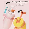 24oz Stainless Steel Whale Fountain Tumbler Perfect for Kids Teens and Adults