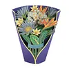 3D Paper Pop Up Flower Bouquet Greeting Card Postcard (Heaven Bird)