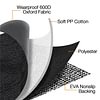 Dog Seat Cover for Back Seat, 100% Waterproof Dog Car Seat Covers with Mesh Window, Scratch Prevent Antinslip Dog Car Hammock, Car Seat Covers for Dogs, Dog Backseat Cover